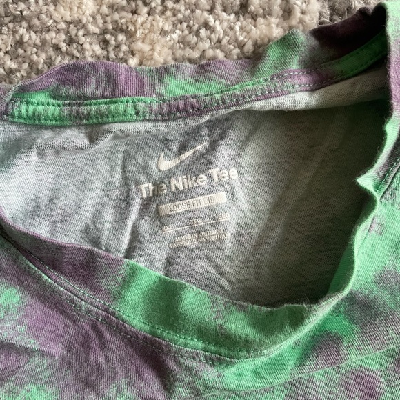 nike purple and green tie dye BASKETBALL PLANT tshirt size XXL - Picture 3 of 5